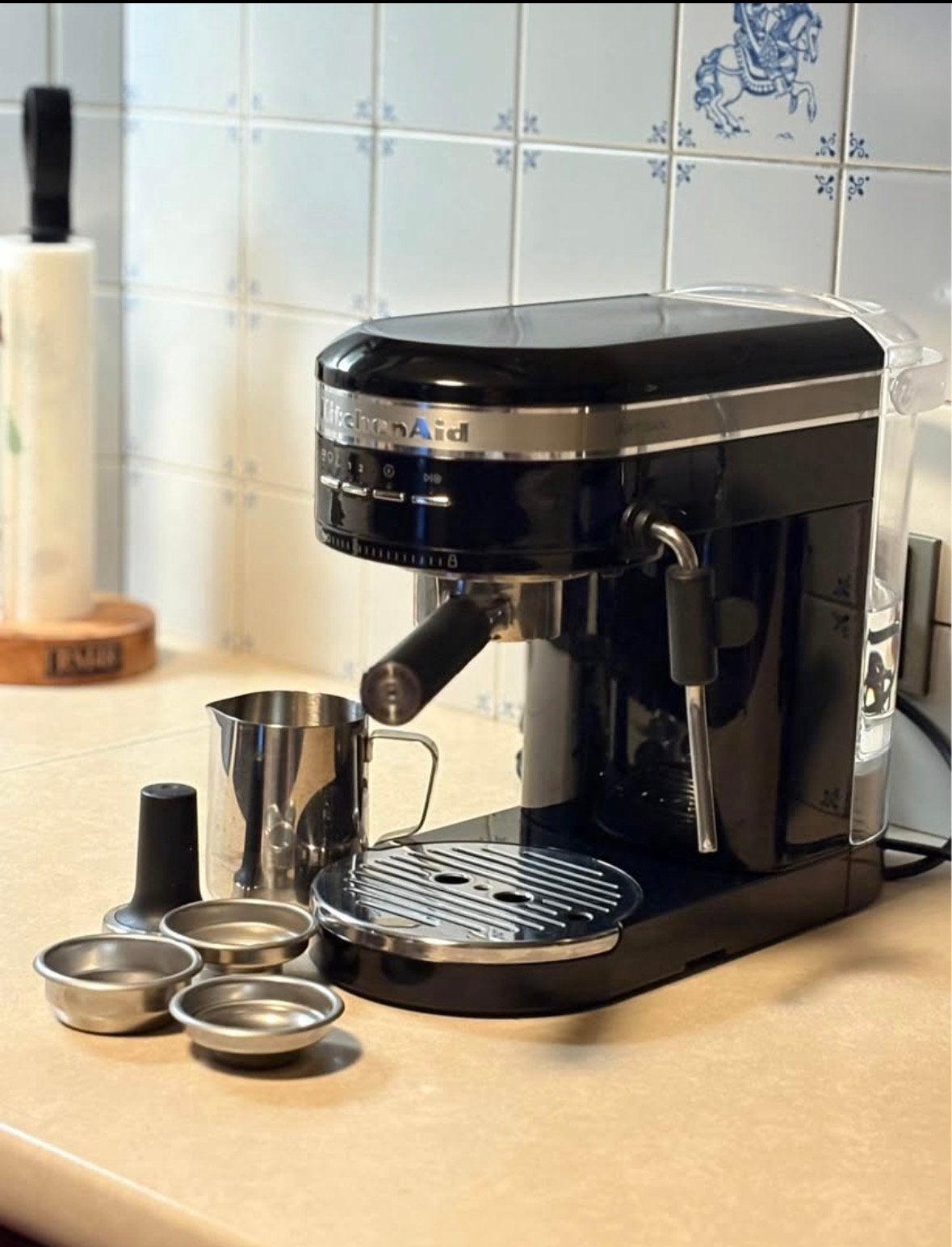 Espresso machine Kitchenaid, Electroménager, Cafetières, Comme neuf, Café moulu, Dosettes et capsules de café, Machine à espresso