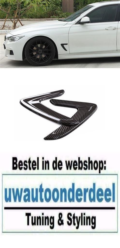 Zijscherm Canard Trim Carbon Look Voor Bmw 3 Serie F30 F31, Envoi
