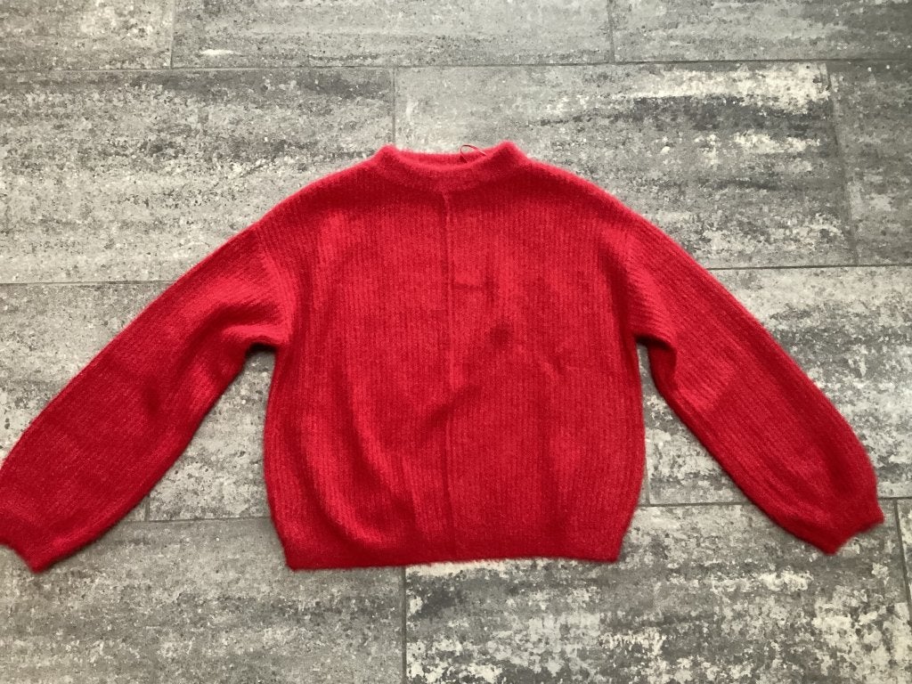 Pull Bershka S/M, Rouge, Taille 38/40 (M), Enlèvement ou Envoi, Comme neuf