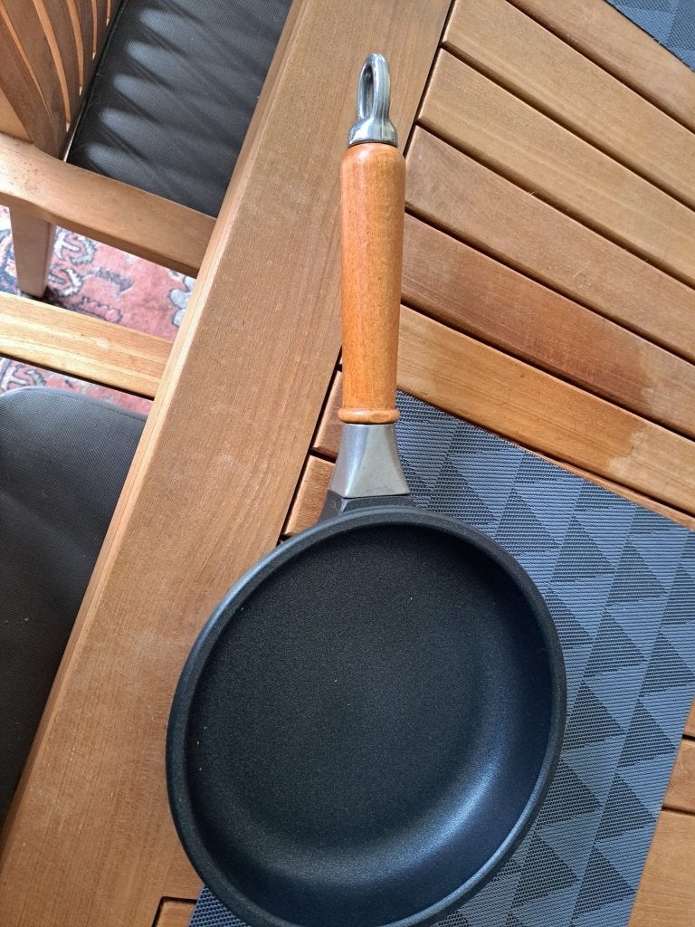 koekenpan, Huis en Inrichting, Keuken | Potten en Pannen, Nieuw, Overige typen, Aluminium, Geschikt voor inductie, Met handvatten