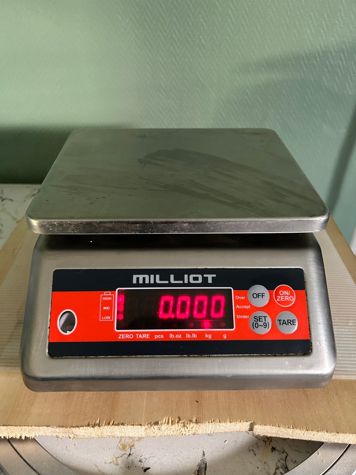 Professionele weegschaal - 15 kg - perfecte staat, Elektronische apparatuur, Weegschalen, Keukenweegschaal, Ophalen of Verzenden