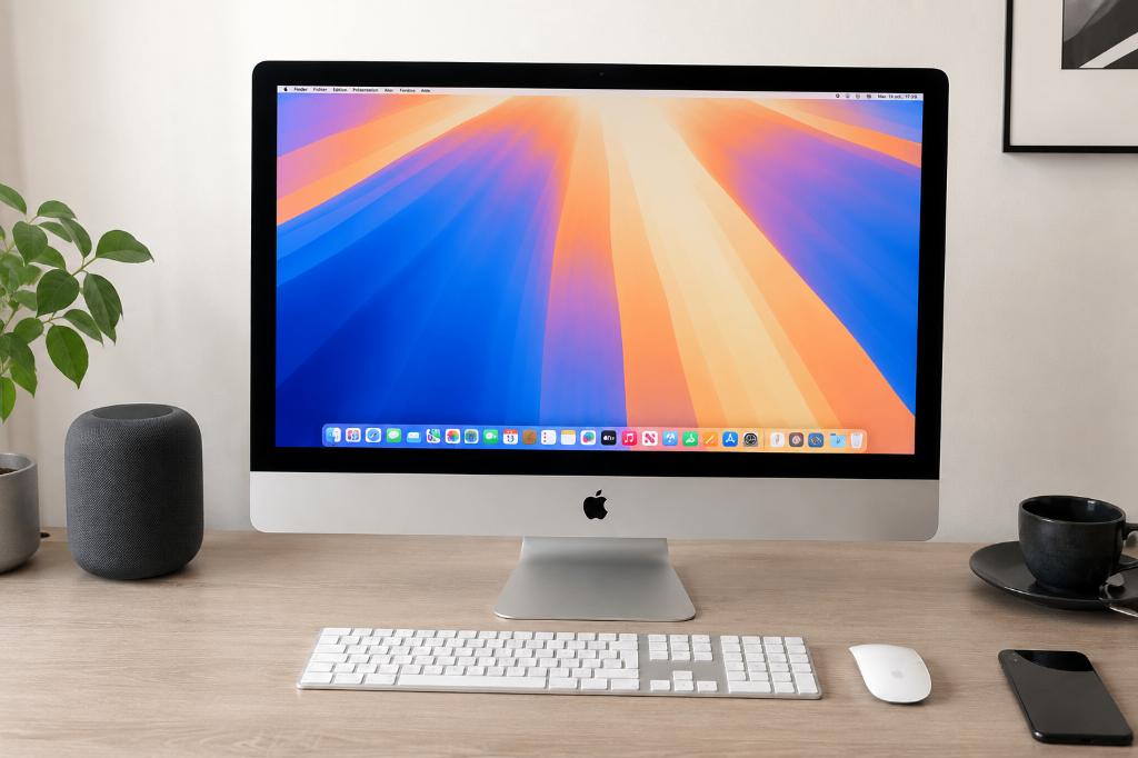 iMac 27" 5K - In topstaat - NVMe SSD van 2 TB, Computers en Software, Apple Desktops, Zo goed als nieuw, iMac, SSD, 3 tot 4 Ghz