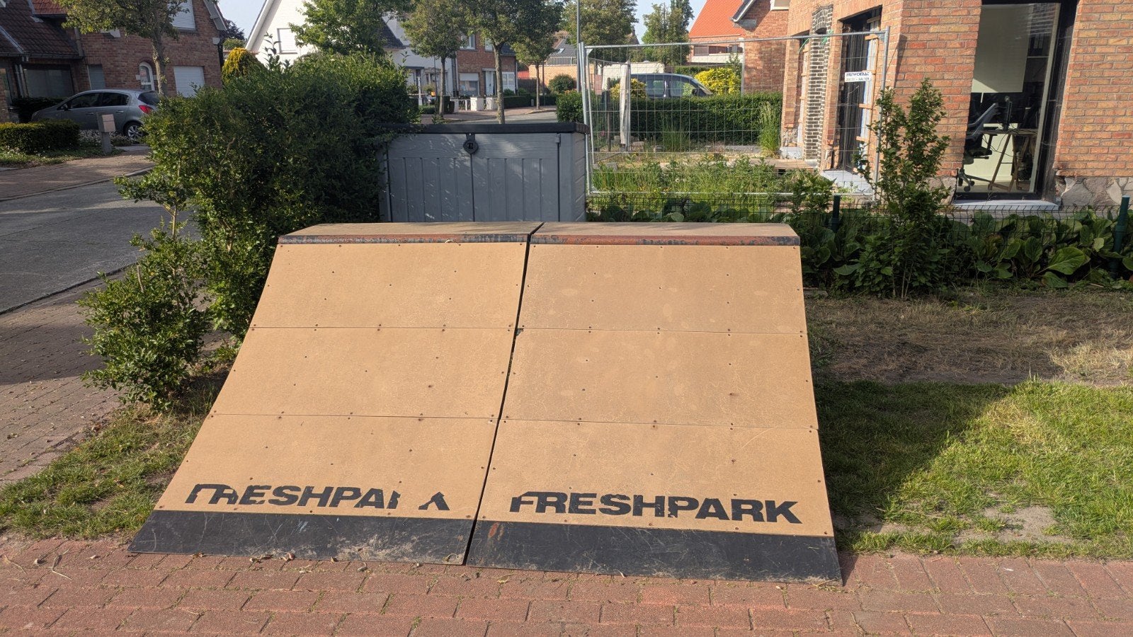 2x skateramp quarter freshpark, Enlèvement