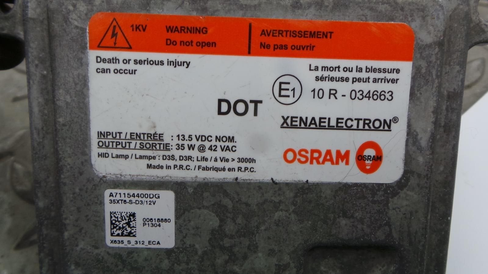 FORD FOCUS XENON STUURAPPARAAT A71154400DG 2013, Ophalen of Verzenden, Gebruikt, ARN erkend