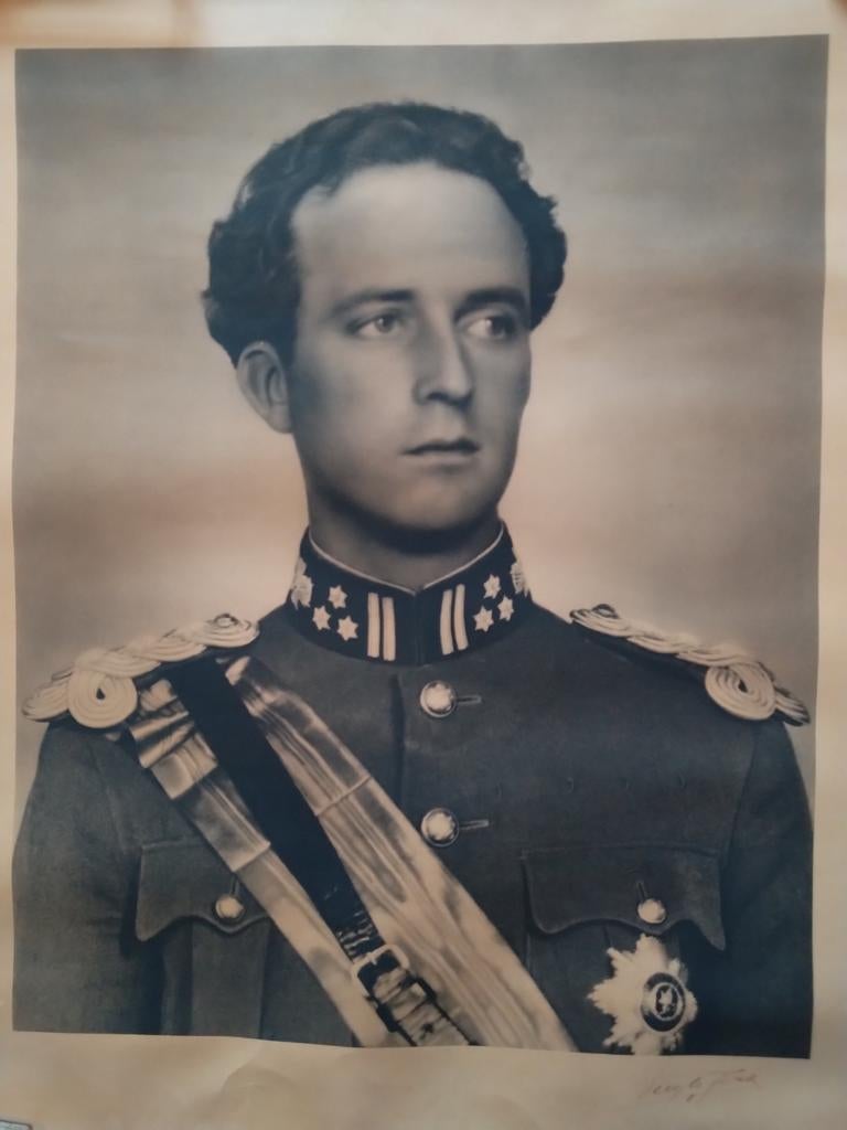Portret Leopold III, Verzamelen, Koningshuis en Royalty, Ophalen of Verzenden