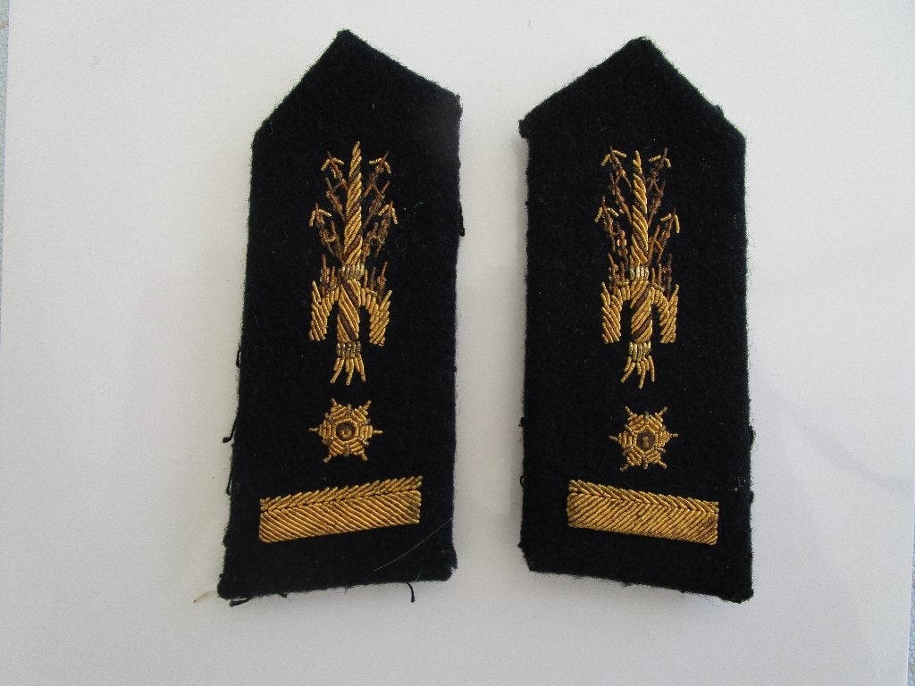 militair, gala nekspiegels Majoor, Verzamelen, Militaria | Algemeen, Ophalen, Overige soorten, Embleem of Badge