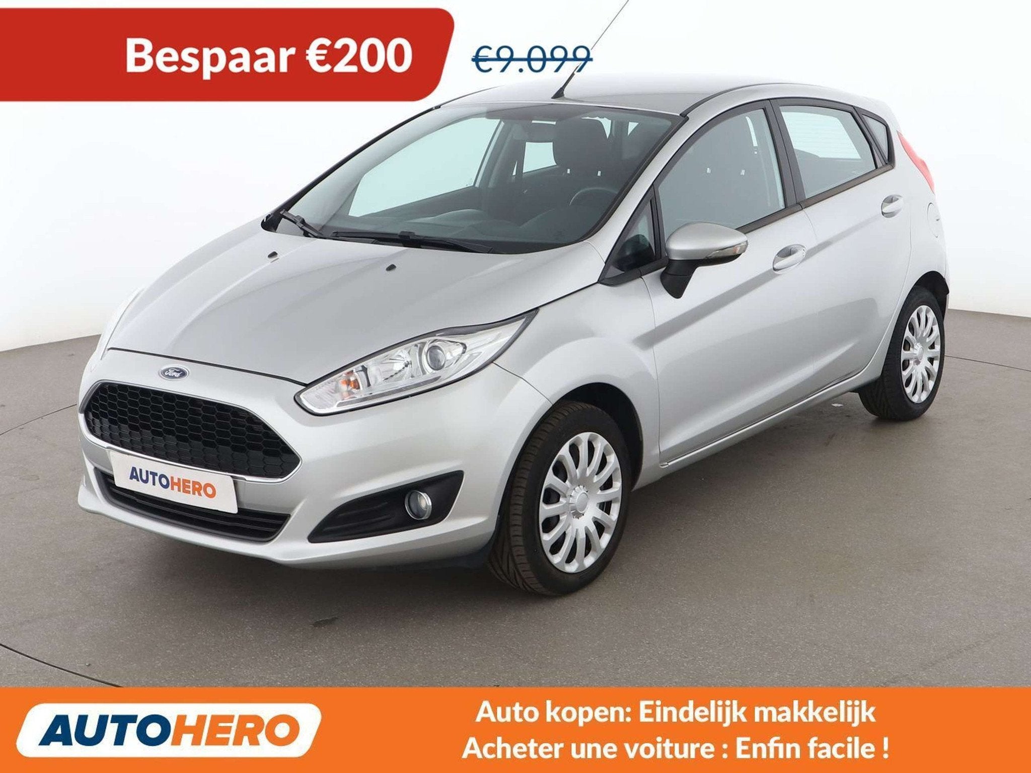 Ford Fiesta 1.0 Trend (année de construction 2016), Autos, 998 cm³, Boîte manuelle, Noir, 5 portes