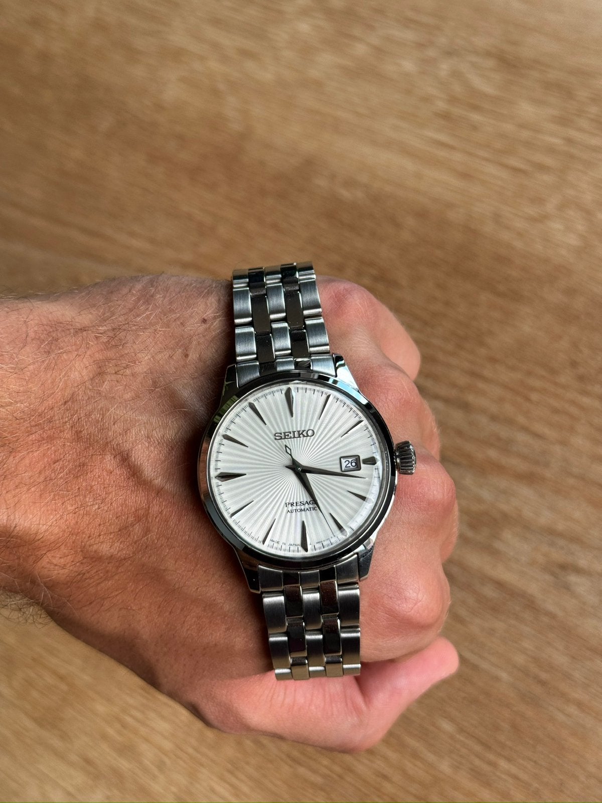 Seiko presage automatic, Enlèvement, Comme neuf, Montre-bracelet, Seiko