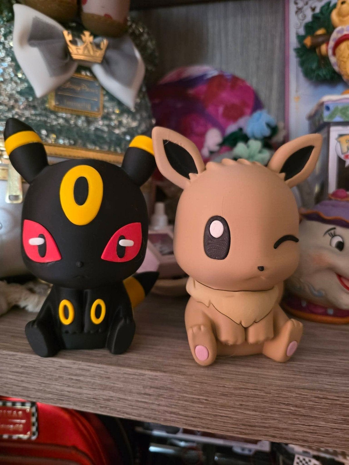 Umbreon en Eevee poppetje gemaakt uit 3d printer, Enfants & Bébés, Jouets | Figurines, Enlèvement