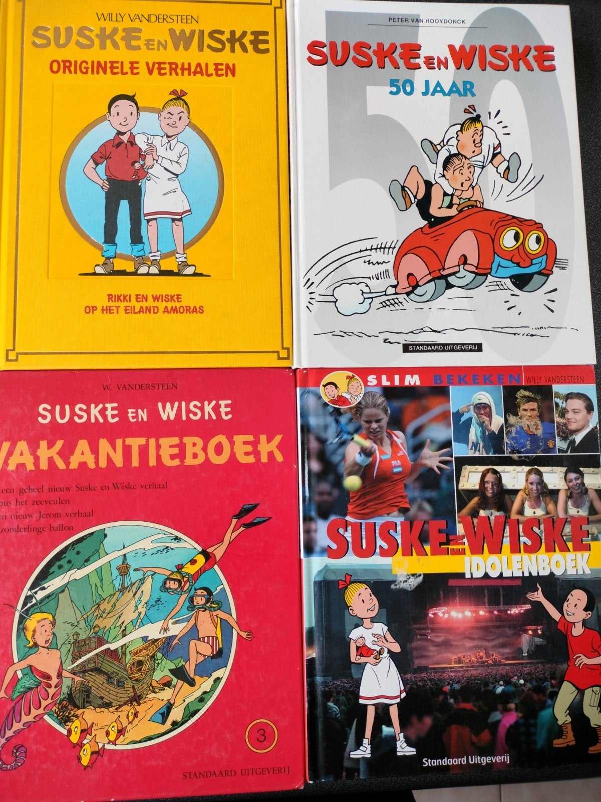Suske en Wiske: 50 jaar ; Idolenboek ; Originele Verhalen; V, Boeken, Ophalen of Verzenden