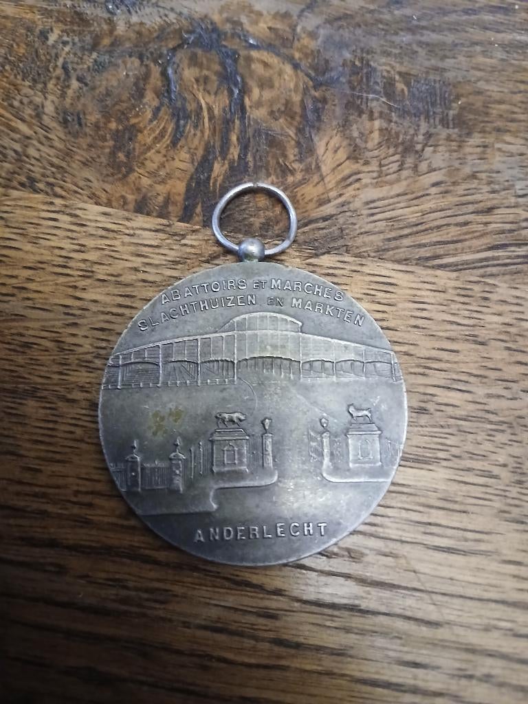 Medaille Anderlecht foire au bétails 1968, Envoi, Bronze