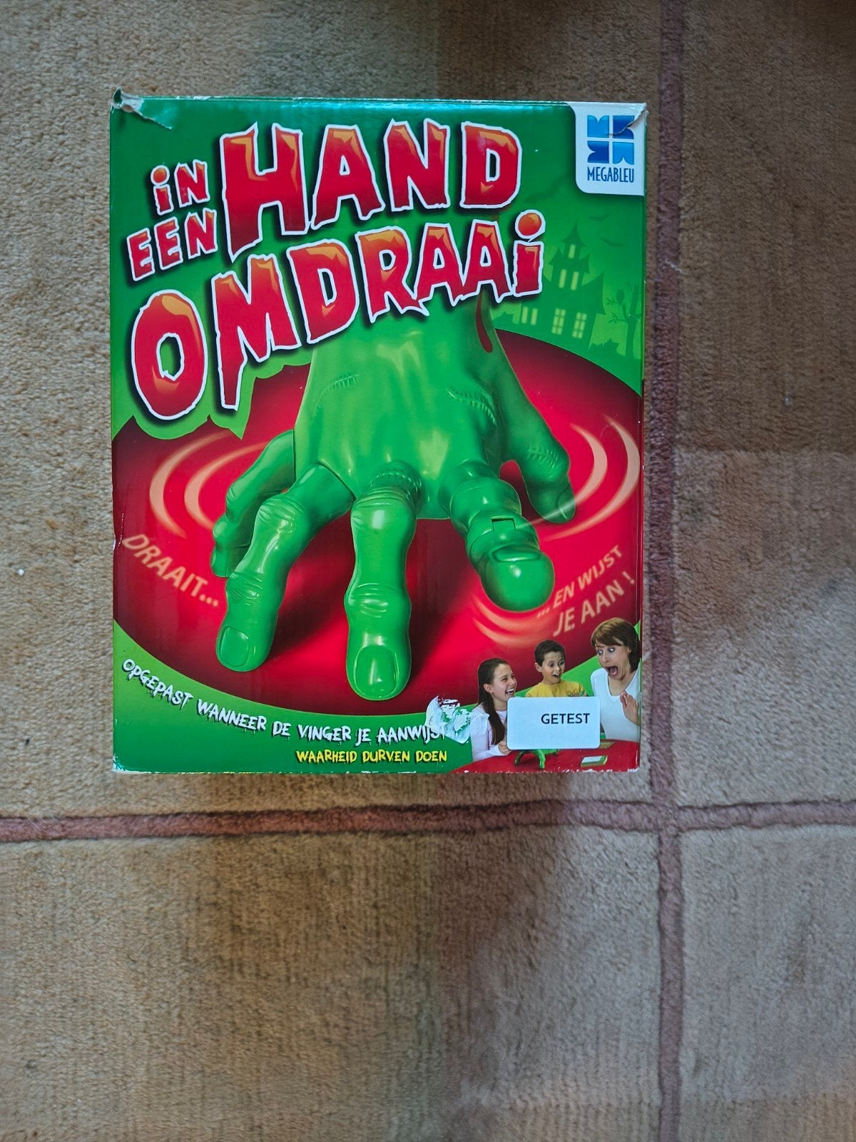 In een Hand Omdraai! – Compleet gezelschapsspel – Zo goed, Trois ou quatre joueurs, Enlèvement ou Envoi, Comme neuf, Megableu