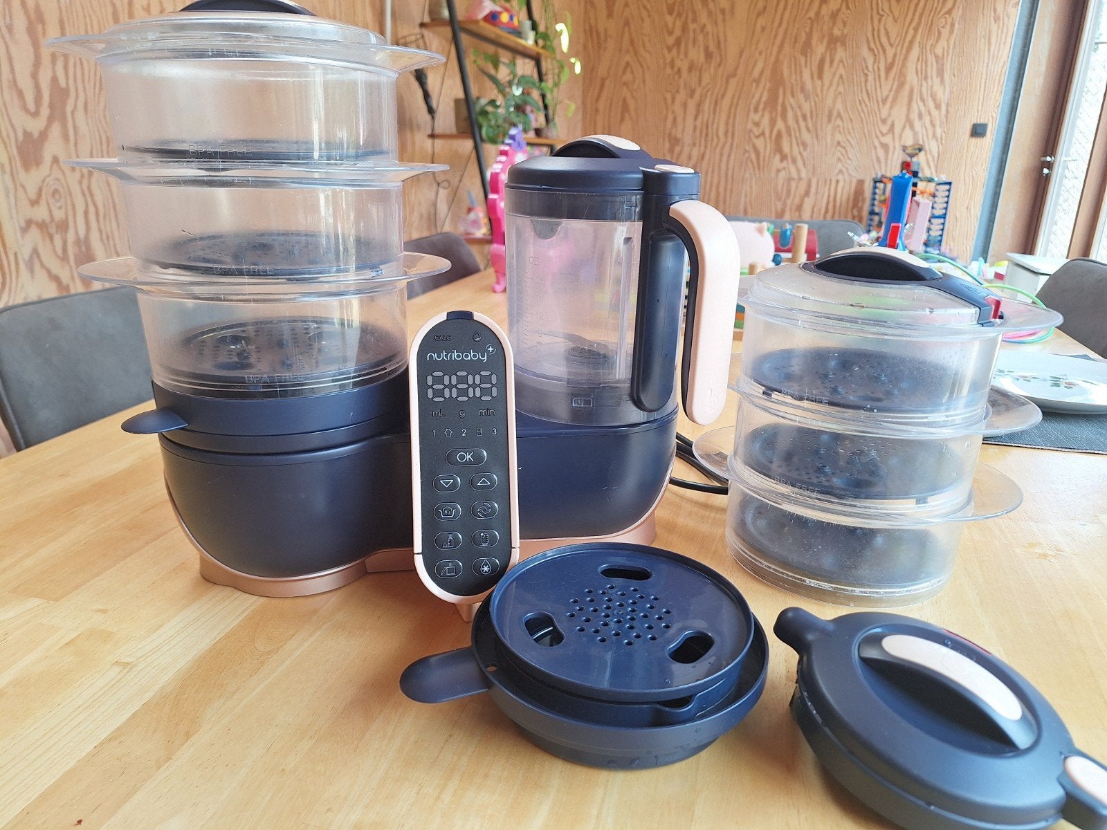 Nutribaby Babymoov XL + extra stoommanden/onderdelen, Ophalen, Gebruikt, Babyvoedingmaker, Babymoov