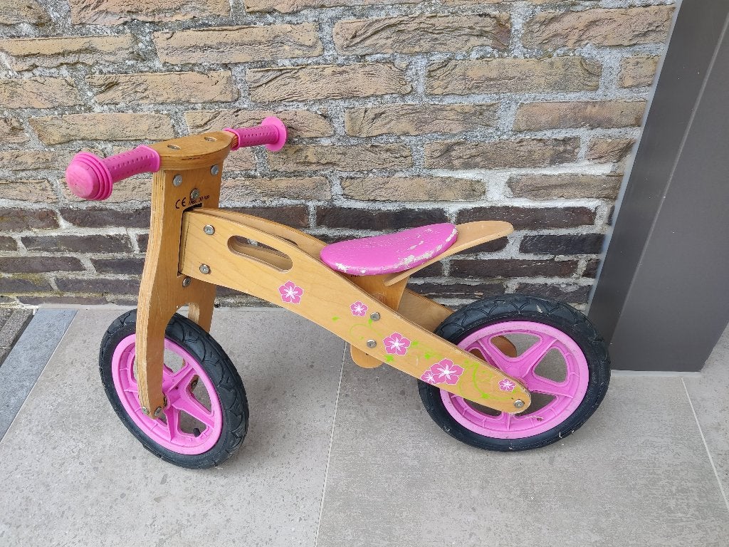 Houten loopfietsje voor kleuters, Ophalen, Gebruikt, Loopfiets