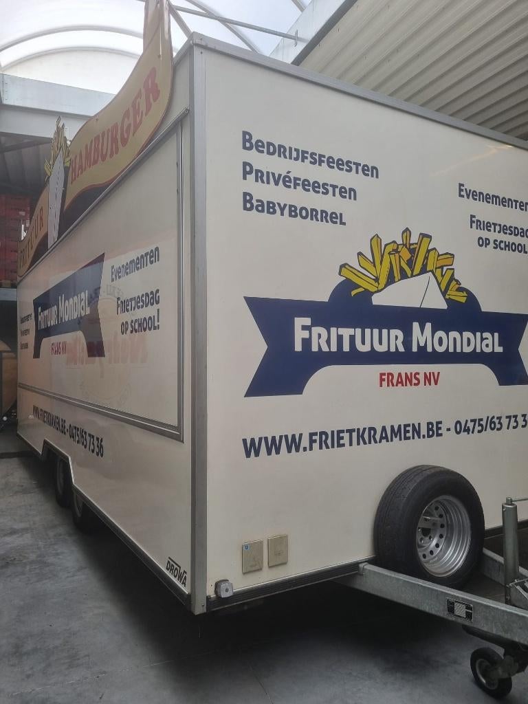Foodtruck/frituurwagen – voor events & festivals, Ophalen