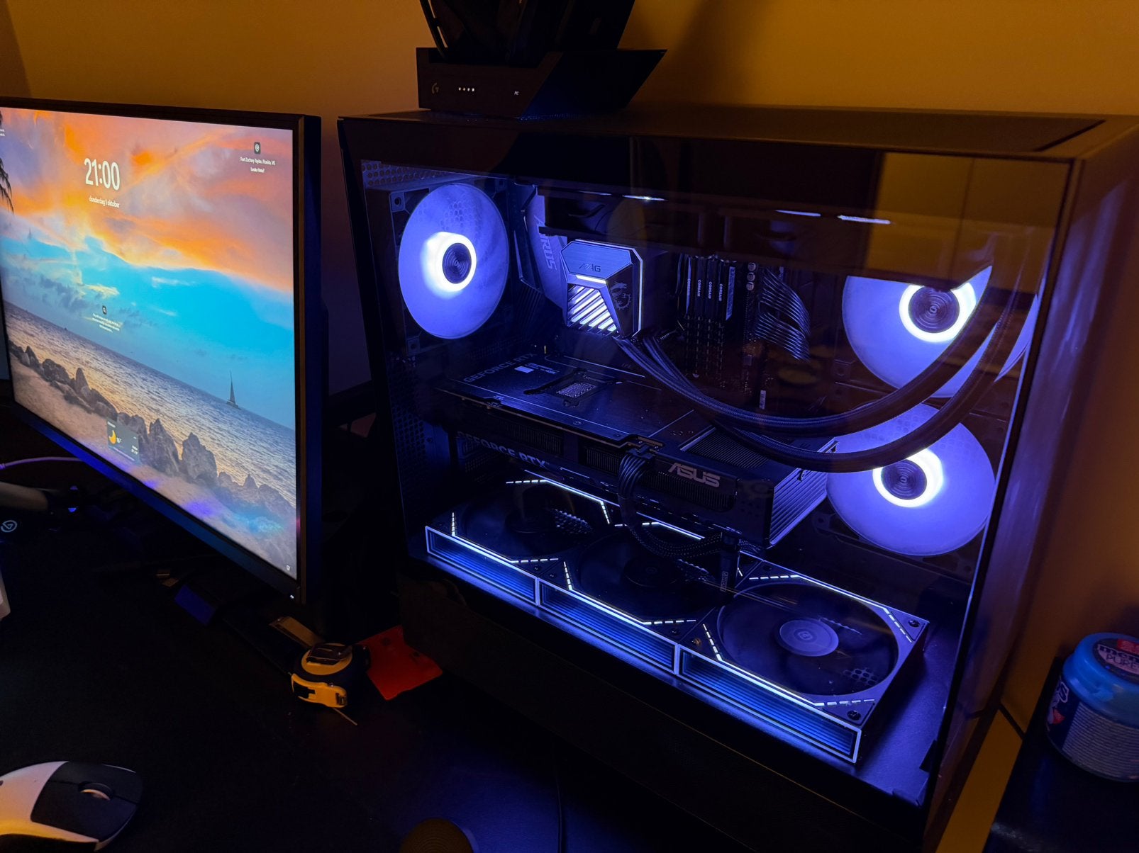 Rzyen 7 5800x RTX 5070TI, Enlèvement, Comme neuf, Gaming, HDD