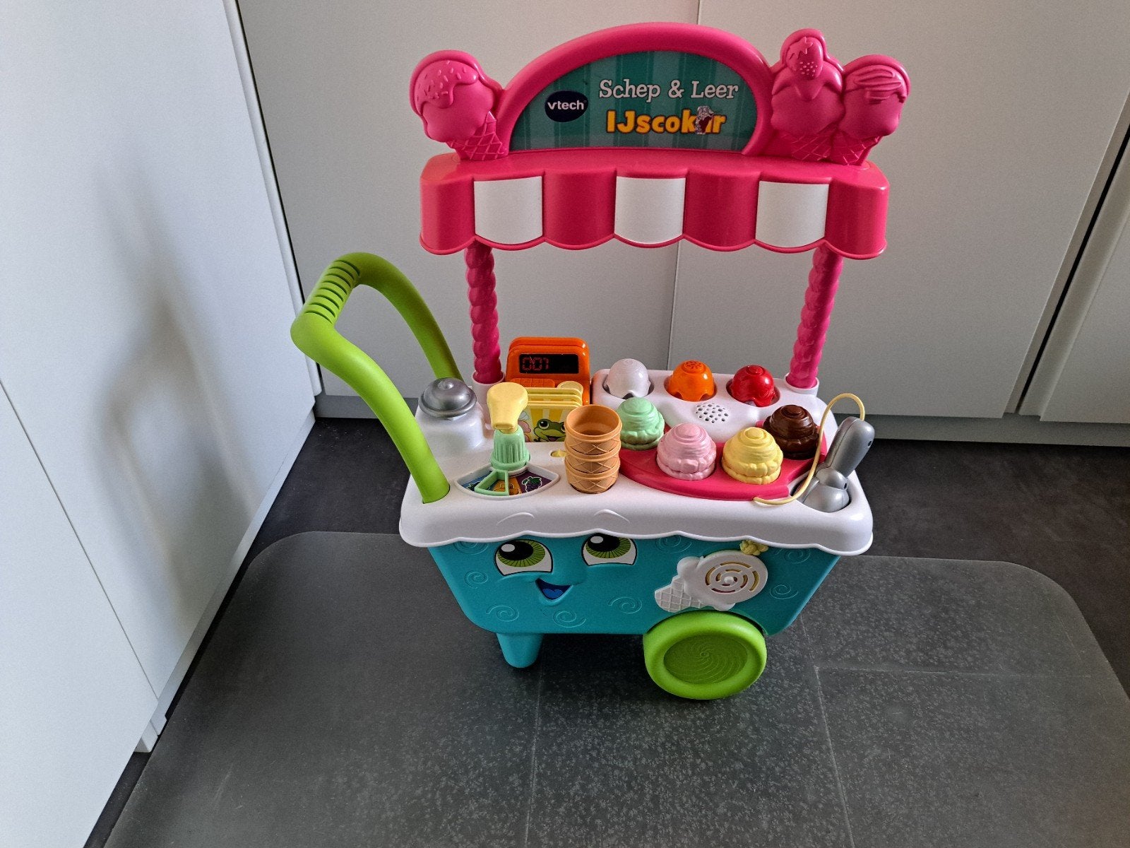 Vtech Ijskocar compleet, Ophalen