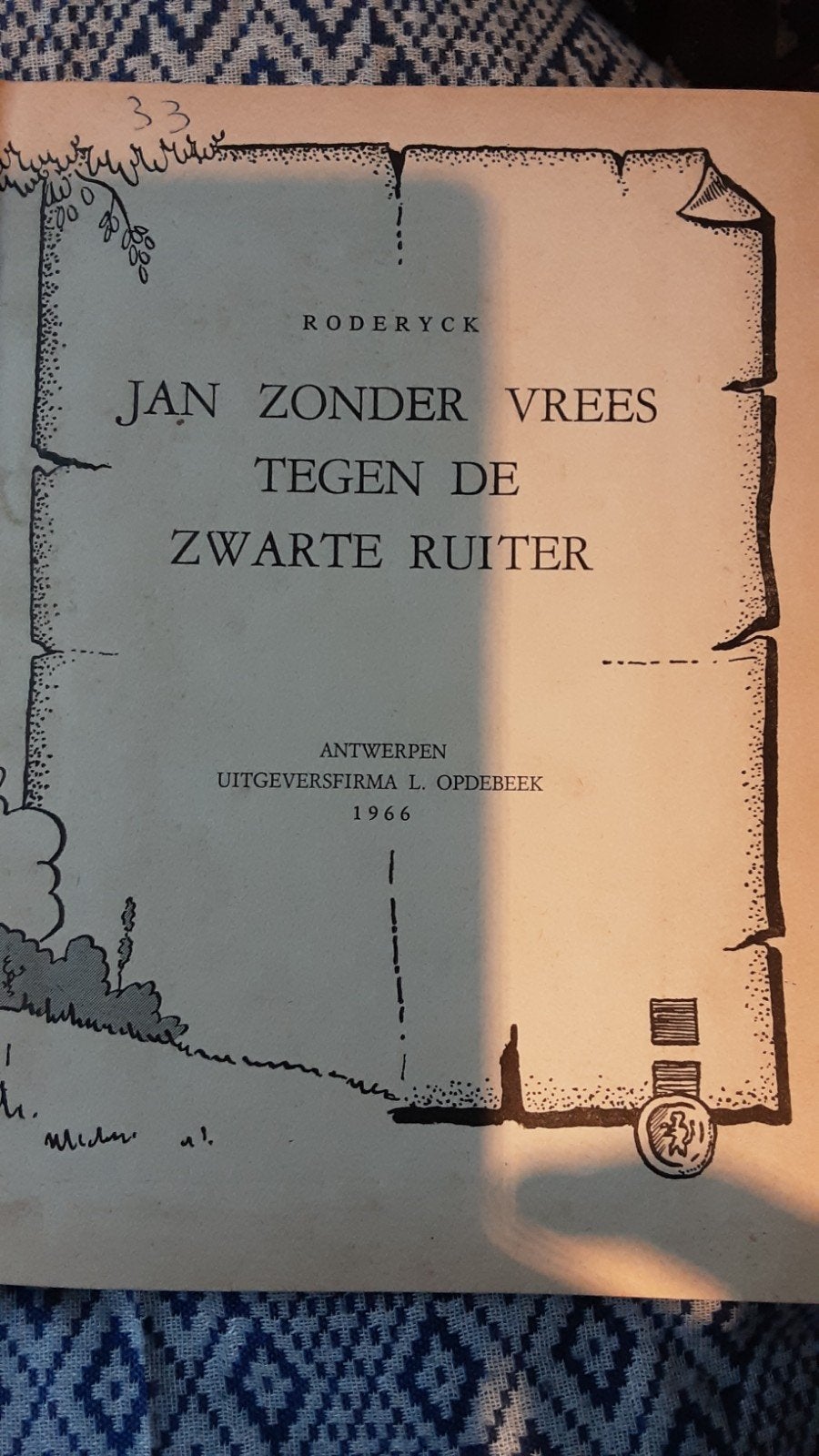 Jan zonder vrees tegen de zwarte ruiter, 1966, Ophalen of Verzenden