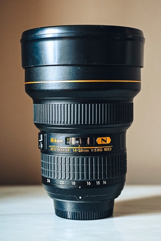 Nikkor 14 24mm f/2.8G ED – ultrabrede zoom, Nikon, Enlèvement, Utilisé, Zoom