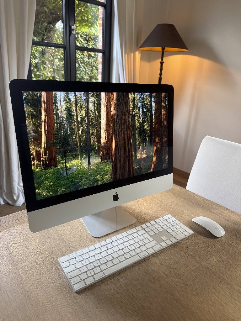 iMac 21,5" Retina 4K 2019 – i5 – 8 GB RAM –1 TB Fusion Drive, Computers en Software, Ophalen, Gebruikt, HDD en SSD, 8 GB
