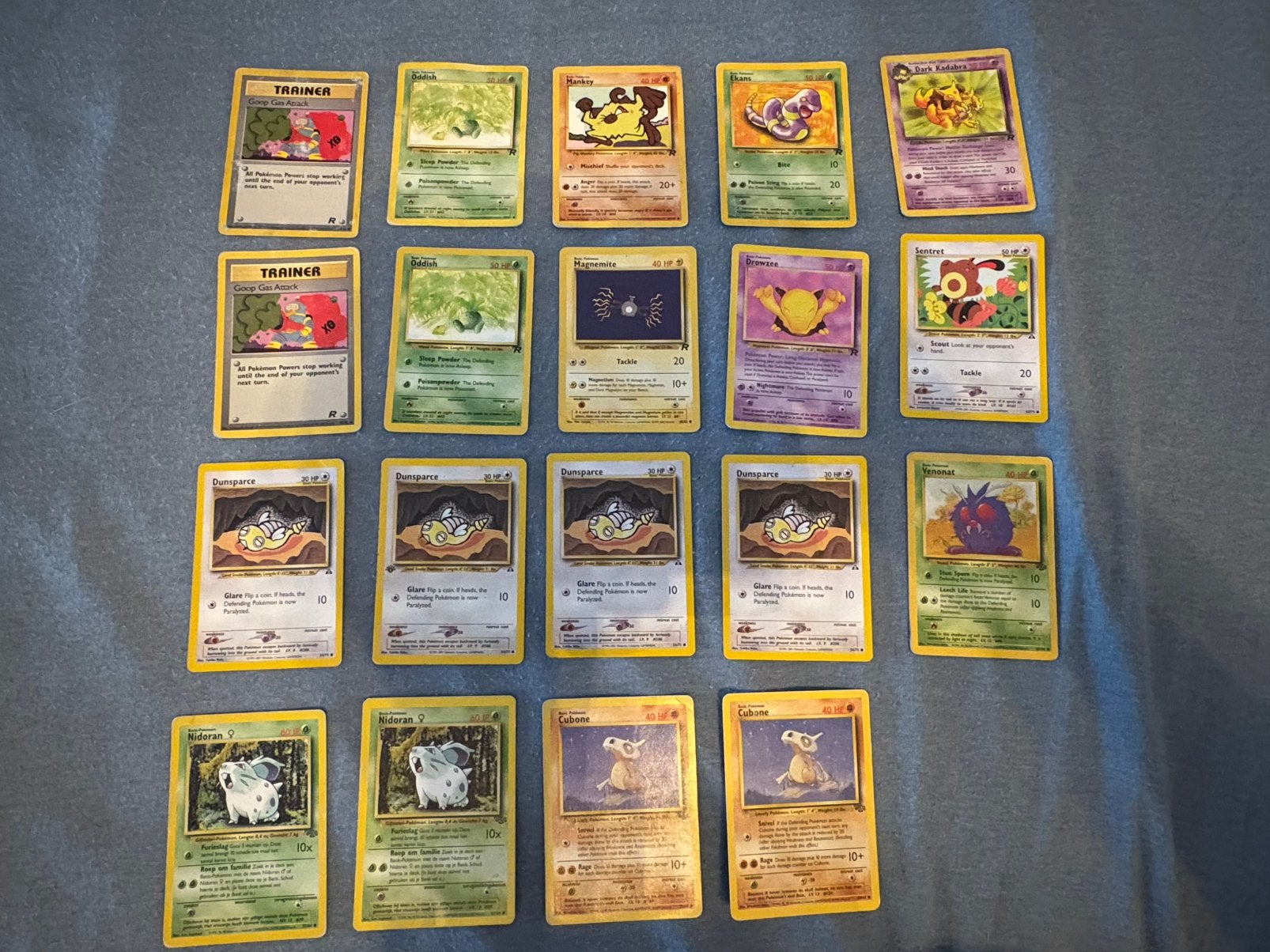 Pokemon oude kaarten ruilen, Hobby en Vrije tijd, Ophalen, Gebruikt, Meerdere kaarten