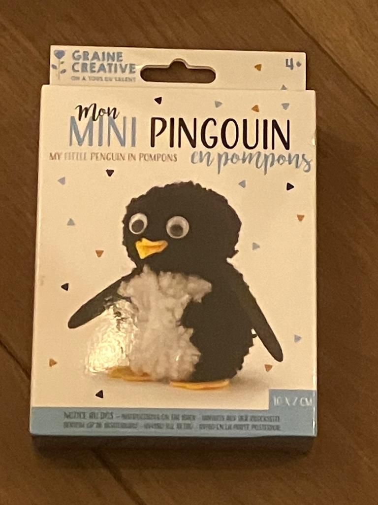Pompons maken - Pinguïn, Hobby en Vrije tijd, Ophalen of Verzenden, Nieuw, Knutselset