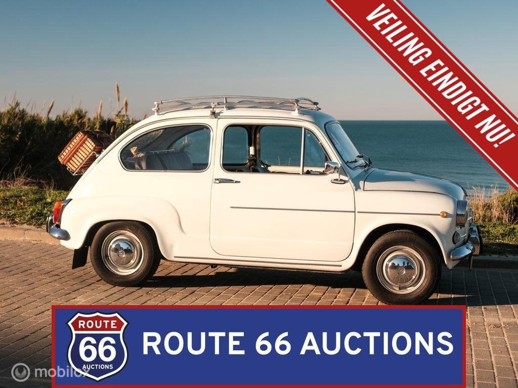 SEAT 600 E | 1972 | Route 66 Auctions, Achat, Entreprise, Boîte manuelle, Autre carrosserie
