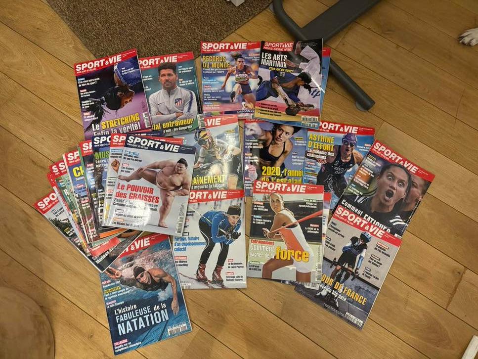 Magazine Sport et Vie : 34 numéros, Enlèvement ou Envoi, Utilisé, Sports et Loisirs