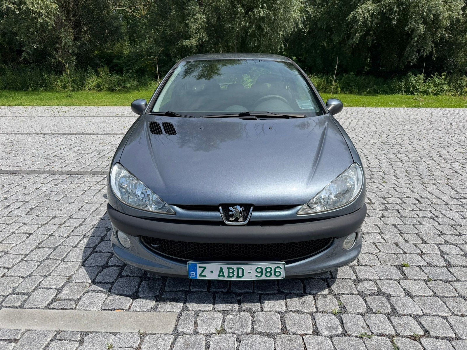 PEUGEOT 206 1.4 BENZINE 3/2007 111.000KM AIRCO BLANCO GEKEUR, Autos, Peugeot, Achat, Entreprise, Noir, 5 places