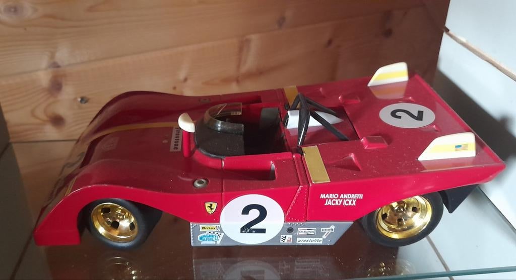 Schitterende Ferrari 312P uit 1972.
