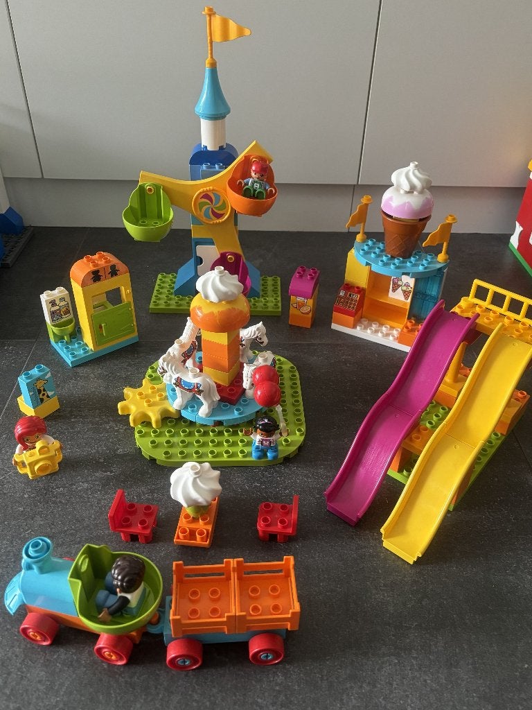 Duplo grote kermis, Kinderen en Baby's, Ophalen, Gebruikt, Duplo, Complete set