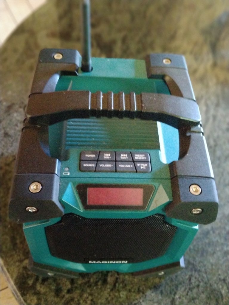Radio de loisirs ou de chantier avec bluetooth., Enlèvement, Utilisé, Radio de chantier