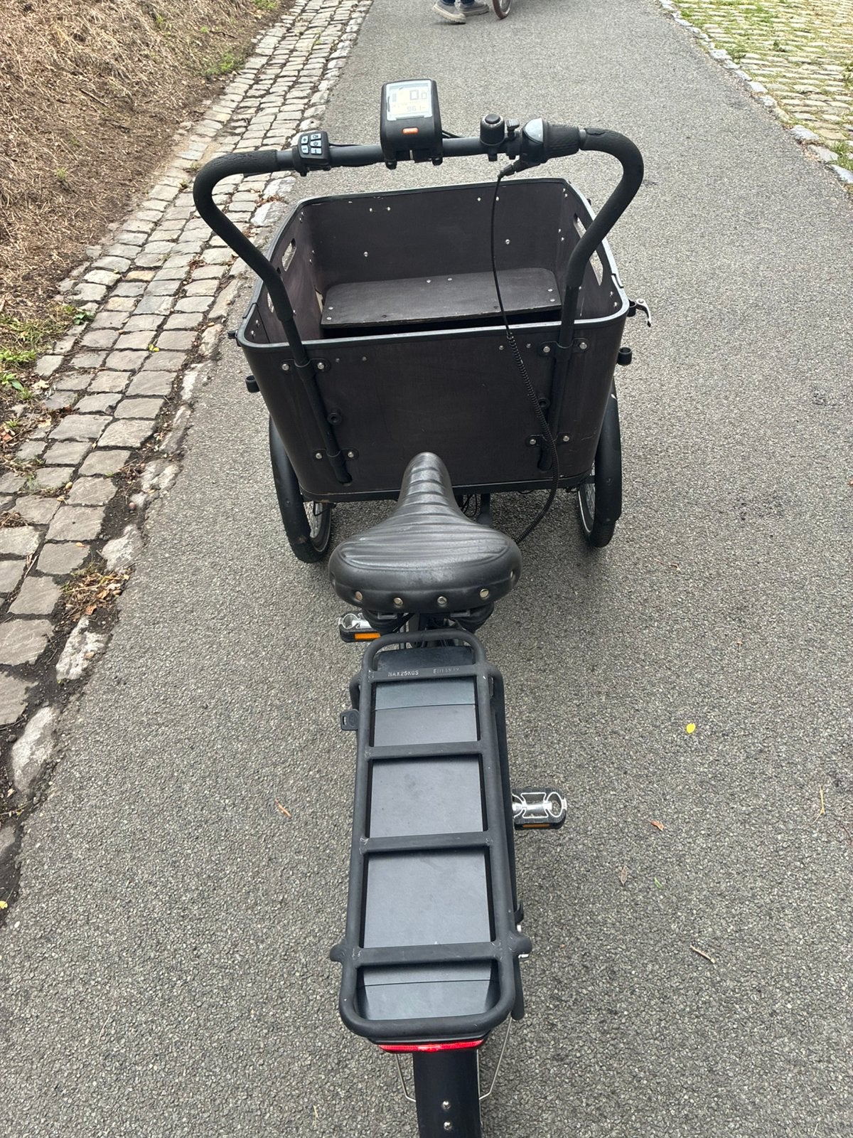Elektrische Vogue carry 3 middenmotor bakfiets bezorgen kan, Fietsen en Brommers, Overige merken, 4 kinderen of meer, Ophalen of Verzenden