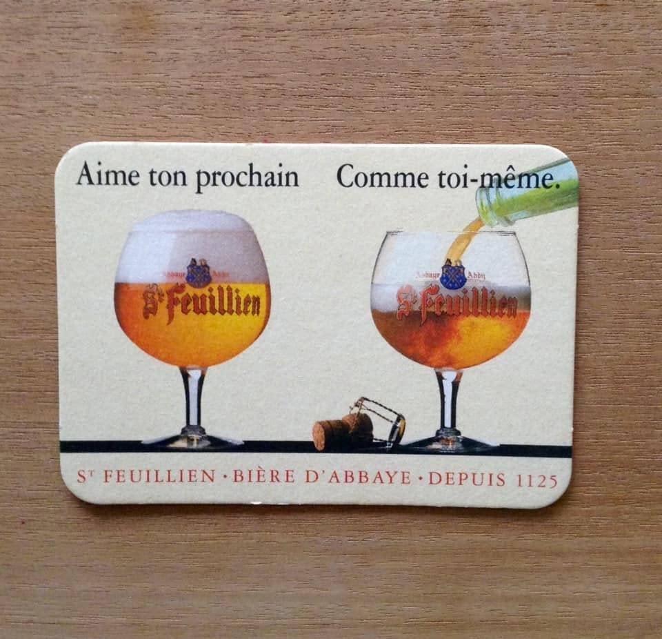 Sous verre à bière St. Feuillien, Enlèvement ou Envoi, Neuf, Sous-bock