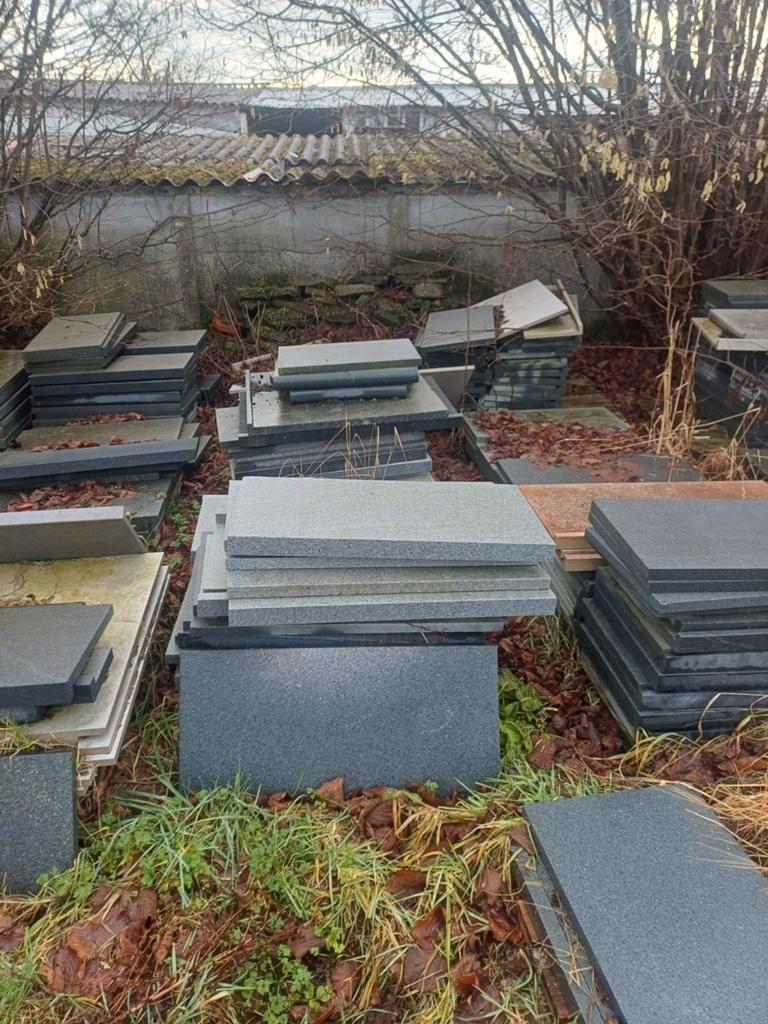 tegels  natuursteen  en  keramich, Ophalen
