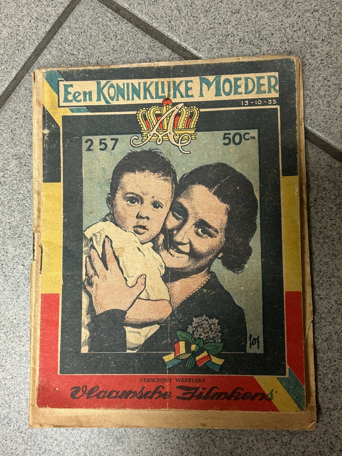 Titel: Origineel Vlaamsche Filmkens nr. 257, Ophalen of Verzenden, Gebruikt
