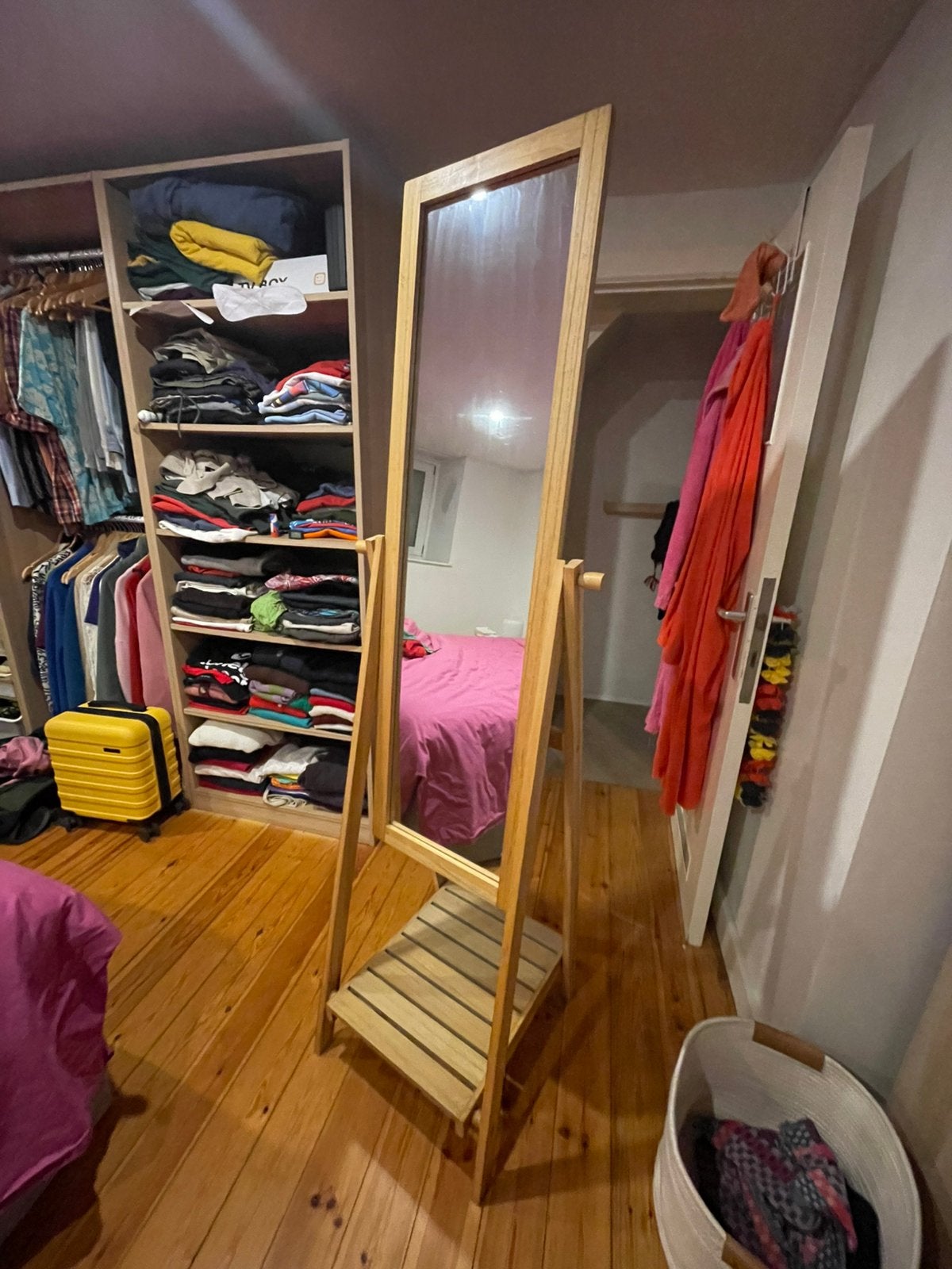 Miroir sur pied, Maison & Meubles, Enlèvement, Comme neuf
