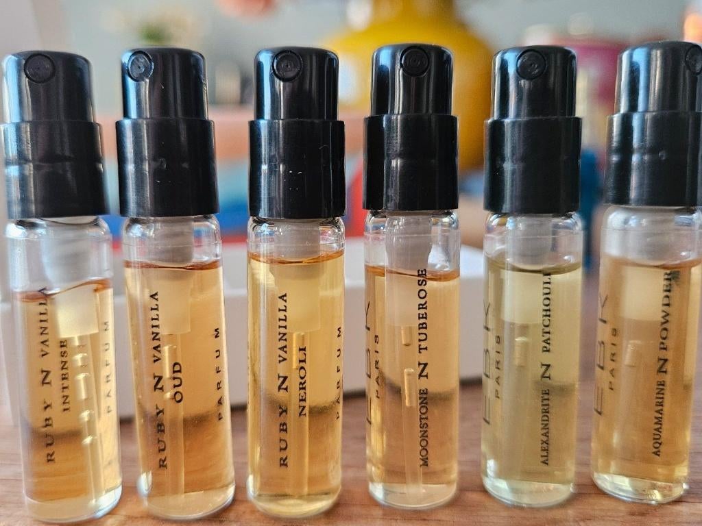 EBK parfums sample set 6x 2ml, Ophalen of Verzenden, Zo goed als nieuw
