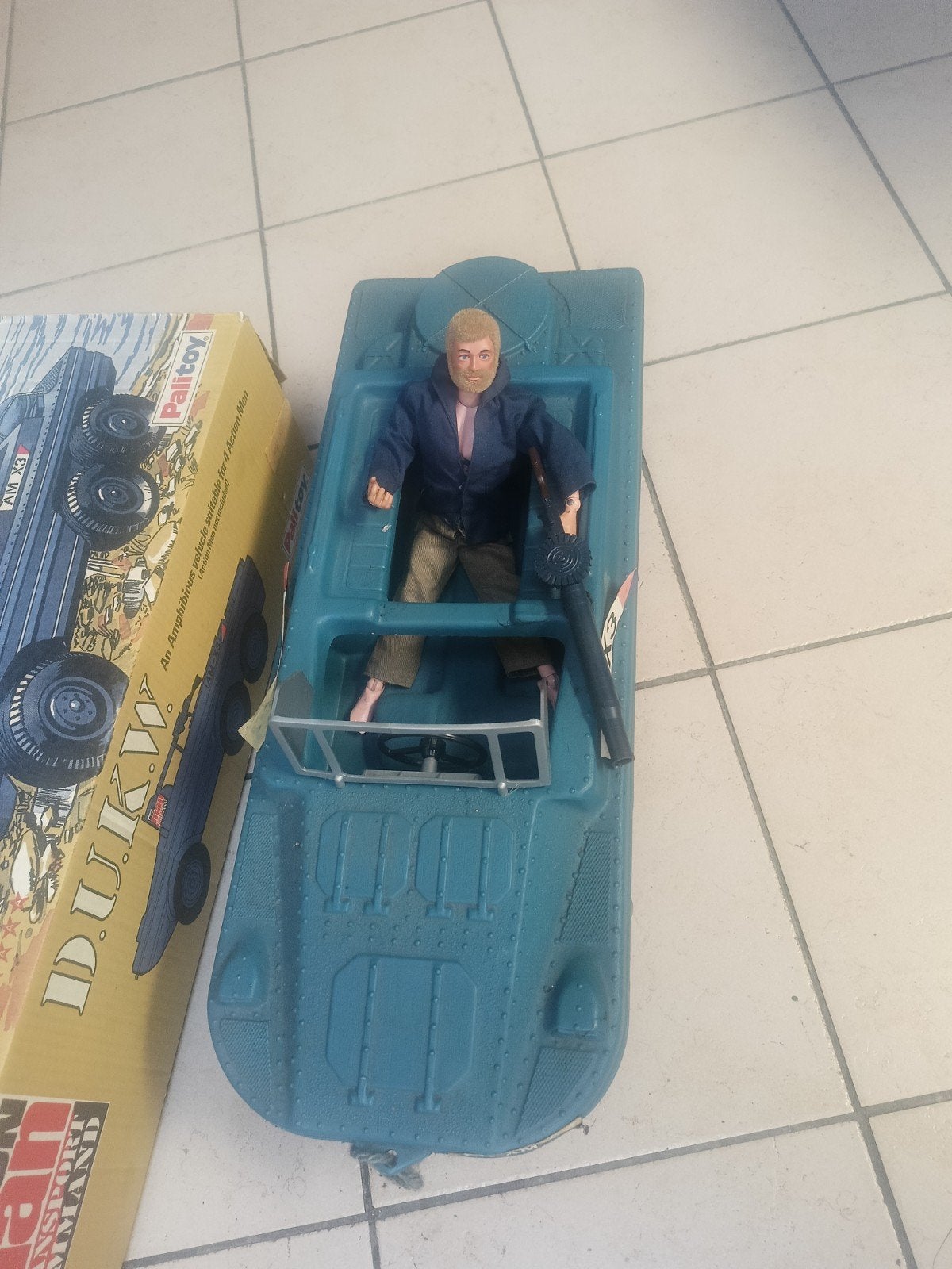 action Man speelgoed, Ophalen