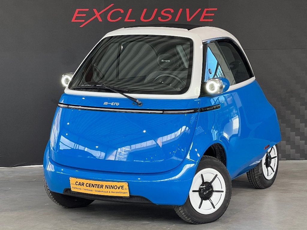 Micro Microlino Pionier Series 10.5 kWh * Atlantis Blue-Whit, Auto's, Automaat, Achterwielaandrijving, Euro 6, Grijs