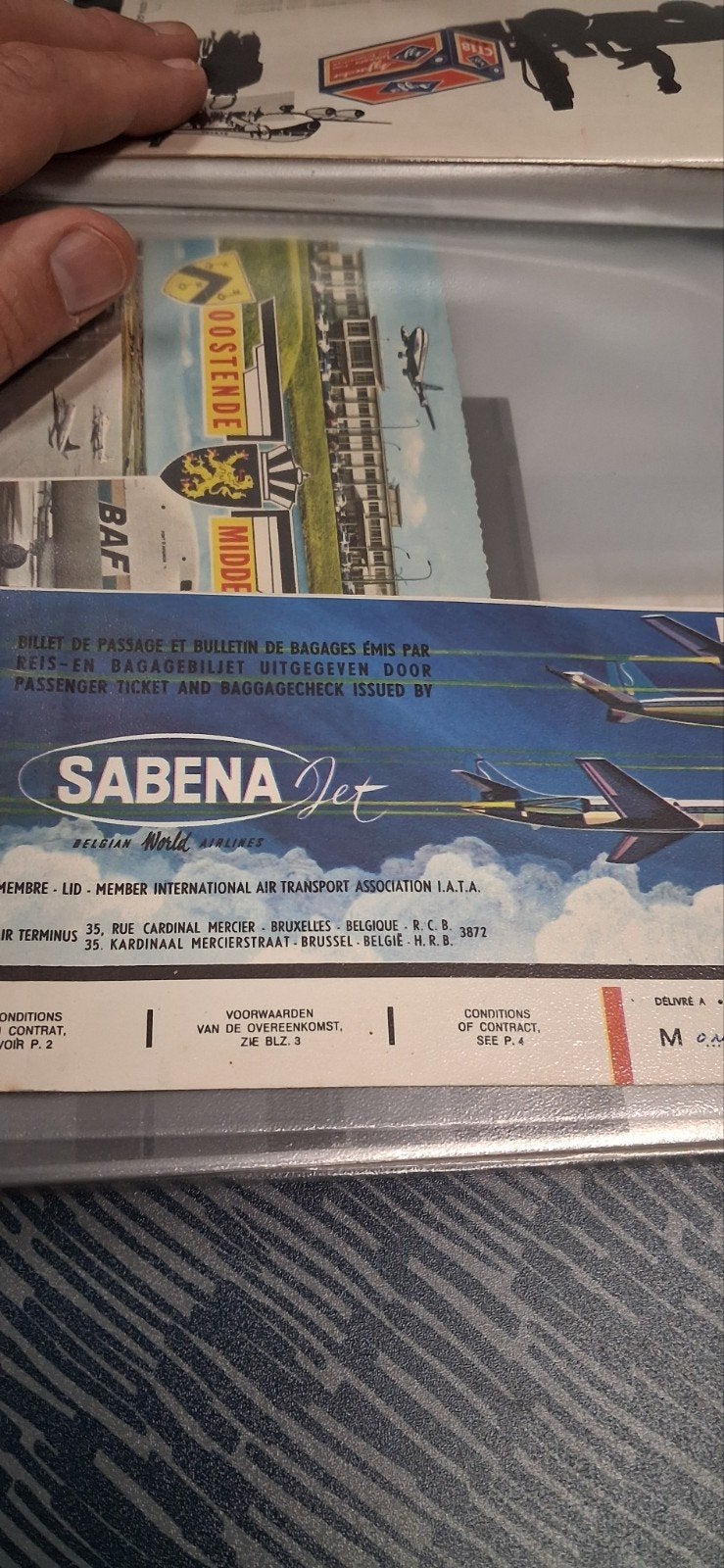 Sabena oude documentenset, Verzamelen, Ophalen of Verzenden