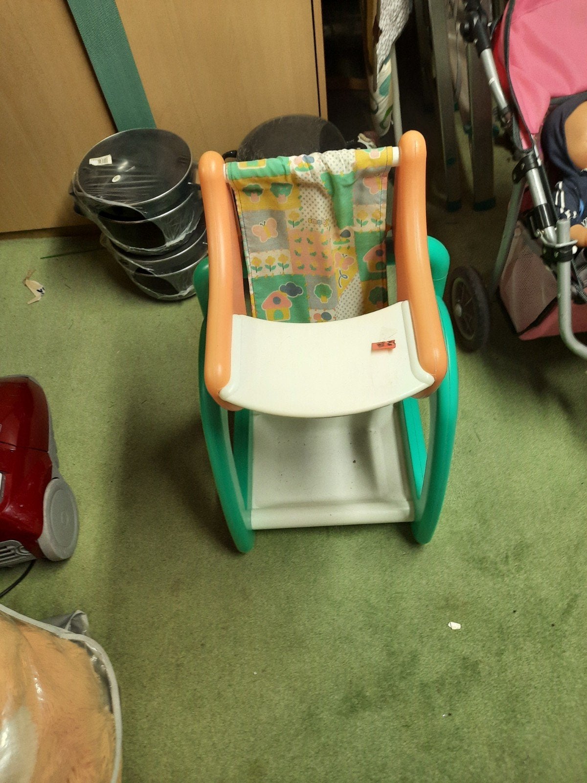 poppen stoel, Ophalen