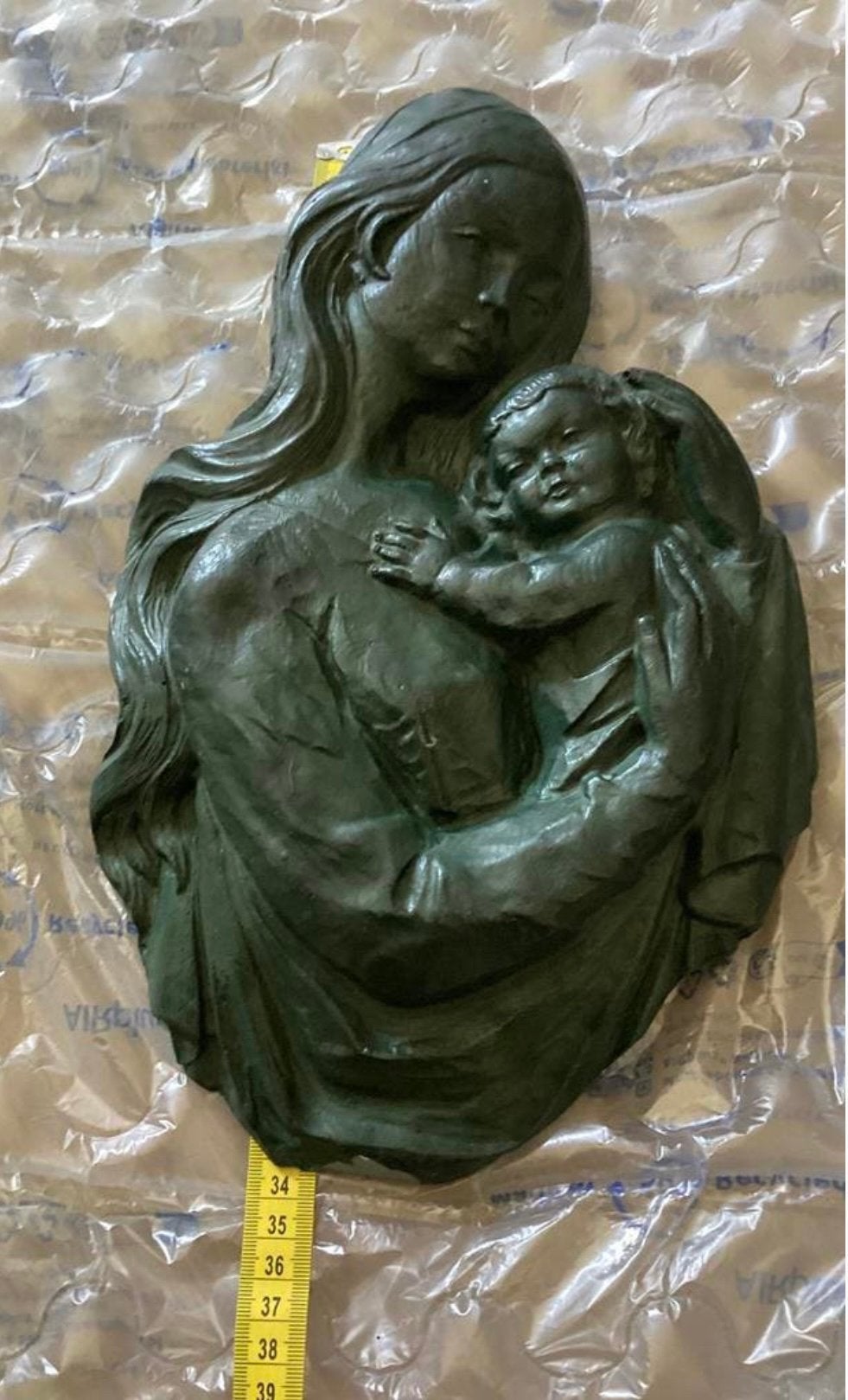 Maria en haar zoon ,mooie antieke wandhanger…, Enlèvement ou Envoi