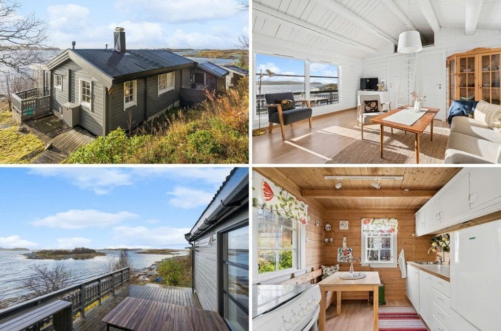 Vakantiehuis in Noorwegen – direct aan de fjord gelegen., Immo, 67 m², 3 kamers, Landelijk, Overig Europa