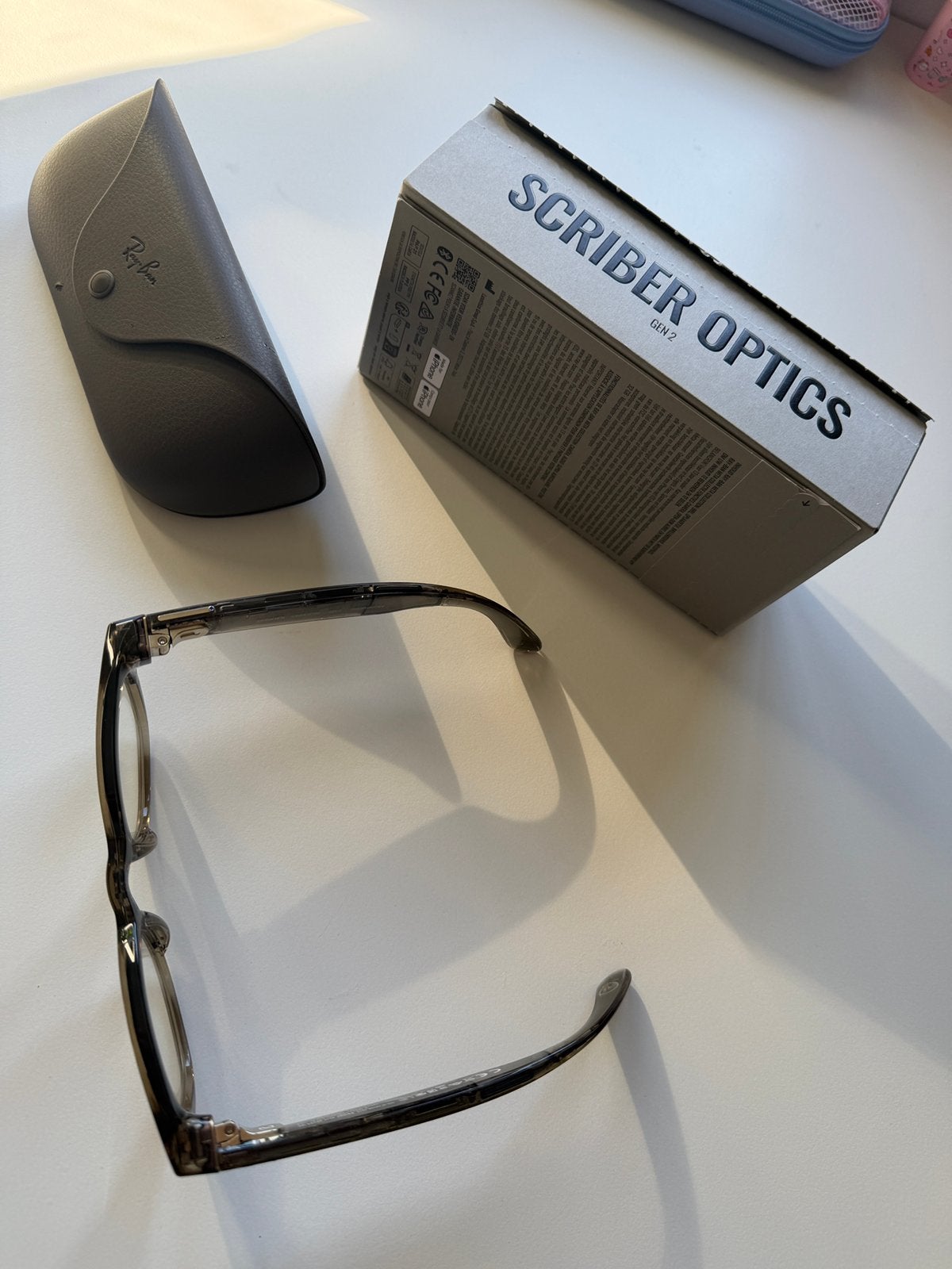 Ray-Ban Meta - Scriber GEN 2, Enlèvement ou Envoi, Beige, Comme neuf, Ray-Ban