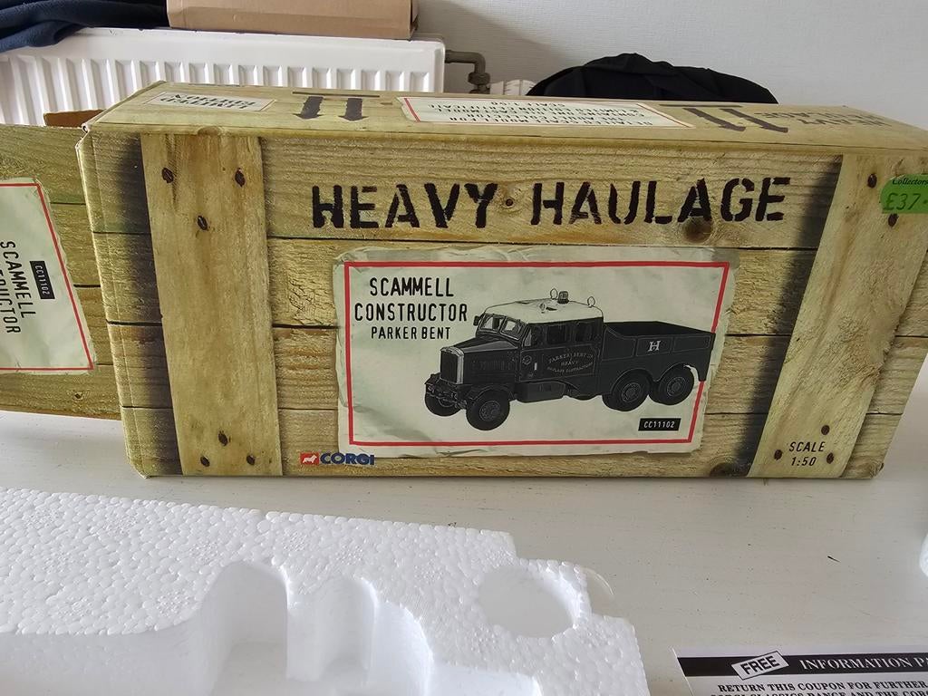 Corgi CC11102 Scammell Constructor Parker Bent à l'échelle 1, Hobby & Loisirs créatifs, Voitures miniatures | 1:50, Enlèvement ou Envoi
