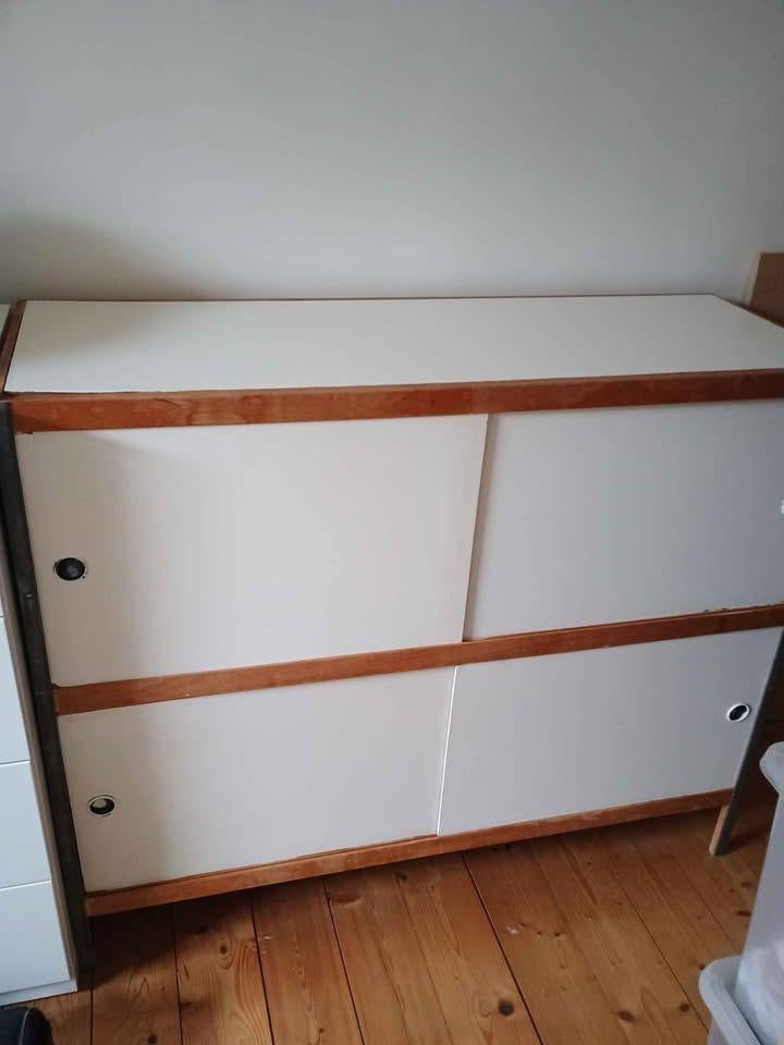 meuble kewlox peint en blanc, Ophalen, Gebruikt
