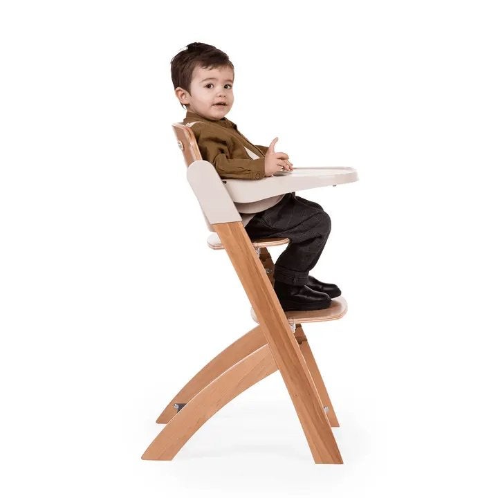 CHILDHOME Evosit Meegroeistoel met Eettablet — hout beige, Kinderen en Baby's, Ophalen of Verzenden, Meegroeistoel, Afneembaar eetblad