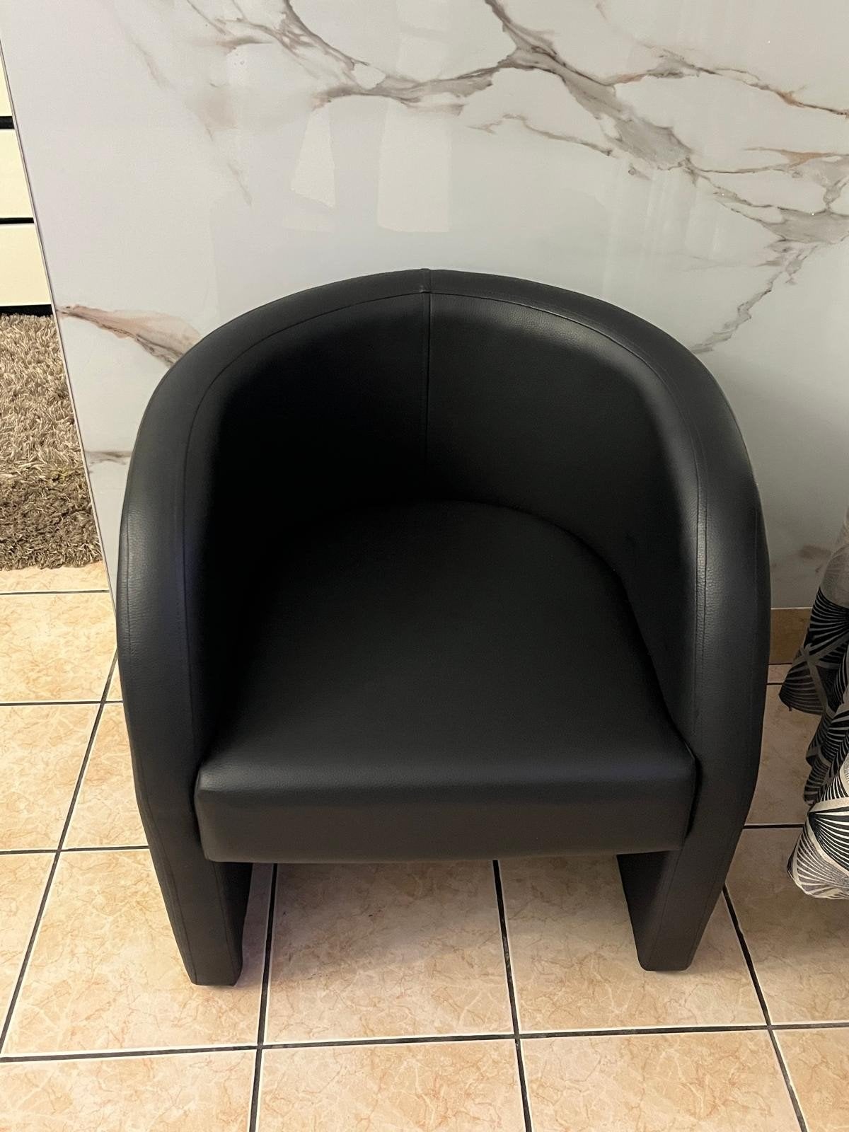 2 fauteuil club en cuir, Maison & Meubles, Enlèvement, Comme neuf, Cuir