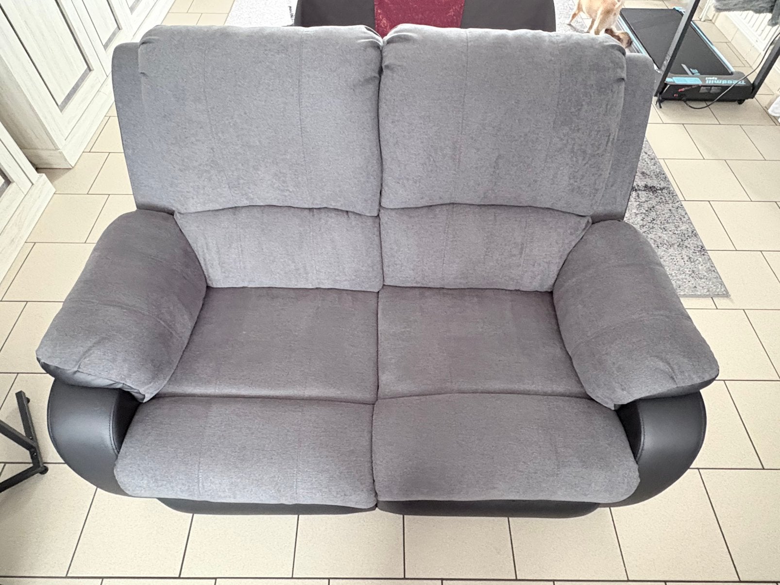 Fauteuils relax manuel les deux souvre en relax, Maison & Meubles, Fauteuils, Enlèvement, Utilisé, Tissus
